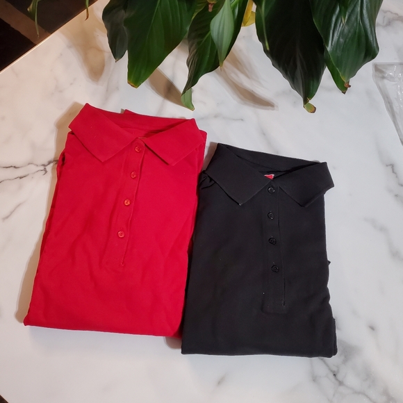 Hanes ComfortSoft Cotton Pique Polo Shirt 2-Pack - Picture 1 of 8